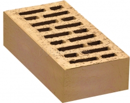 Кирпич лицевой керамический «Слоновая кость» «Круглянский сланец» пустотелый одинарный