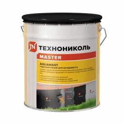 Мастика Технониколь AquaMast битумная гидроизоляционная для фундамента (18кг)