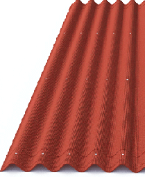 Ондулин Лист Смарт 950х1950 красный