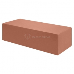 Кирпич лицевой силикатный «Красный» полнотелый утолщенный