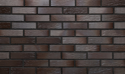 Кирпич лицевой керамический «Флэш» «Графит Антик» пустотелый одинарный