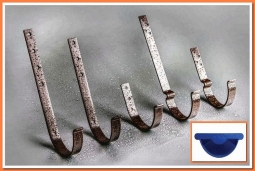 Держатель желоба Nika карнизный RAL5002 Ультрамариново-синий