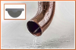 Колено сливное Nika RAL7004 Серый