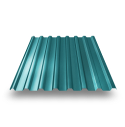 Профнастил МП-20 RAL 5021 водная синь 0,45 мм