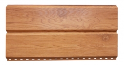 Металлосайдинг Первая Кровельная «Брус» 0.45мм золотой орех