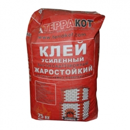 Клей Терракот усиленный жаростойкий 25 кг