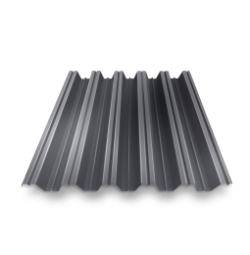 Профнастил HC-35 RAL 7024 мокрый асфальт 0.5 мм