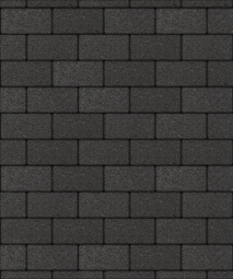 Тротуарная плитка Поревит Прямоугольник Гранит Черный, 40 мм 100х200