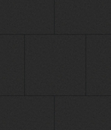 Тротуарная плитка Поревит Квадрат Черный 60 мм 500х500