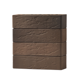 Кирпич лицевой керамический «Рустикатор 70» «Флеш» пустотелый Евро 0.7 НФ