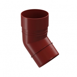 Колено Docke Standard / Dacha красный 45 градусов