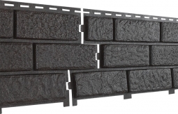 Фасадная панель Ю-Пласт Stone-House Кирпич коричневый