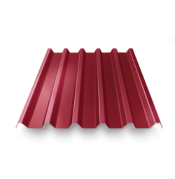 Профнастил С-44 RAL 3003 красный рубин 0,5 мм
