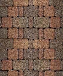 Тротуарная плитка Поревит Классико Гранит Арабская ночь, 60 мм 3 камня