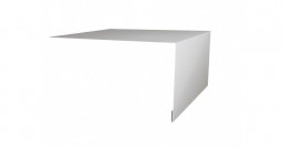 Планка откосная Первая Кровельная 50х200 (полиэстер) 2м белый