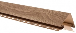 Планка Наружный угол Альта-Профиль «Люкс» Орех 3000