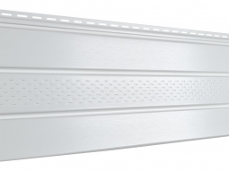 Софит Ю-Пласт Pro Белый с частичной перфорацией