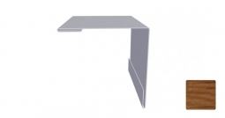 Угол наружный Первая Кровельная 50х50 (декоративно-полимерное покрытие) 2м под дуб 3D