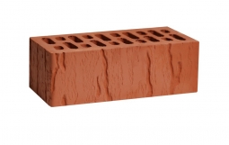 Кирпич лицевой керамический Красный «Скала» пустотелый полуторный