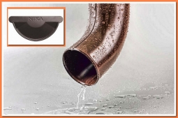 Колено сливное Nika NL-805 Серо-Коричневый