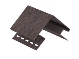 Наружный угол Ю-Пласт Stone-House Кирпич коричневый