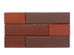 Кирпич лицевой керамический «Бавария микс» пустотелый Евро одинарный