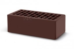 Кирпич лицевой керамический «Темный Шоколад» пустотелый утолщенный