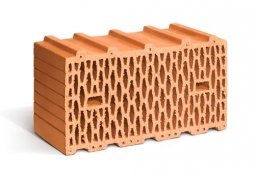 Камень рядовой поризованный Rauf 14.3 NF 250х510х219 с пазом и гребнем