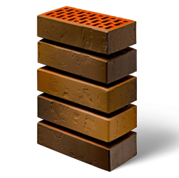 Кирпич лицевой керамический «Флэш-обжиг» «Сахара» пустотелый одинарный