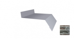 Отлив оконный Первая Кровельная 180 (декоративно-полимерное покрытие) 2м сланец