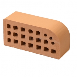 Кирпич фасонный керамический «Соломенный» пустотелый утолщенный профиль Б