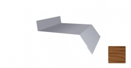 Отлив оконный Первая Кровельная 250 (декоративно-полимерное покрытие) 2м под дуб 3D