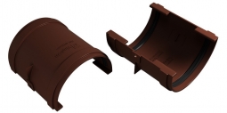 Соединительная муфта желоба Vinyl-On Кофе