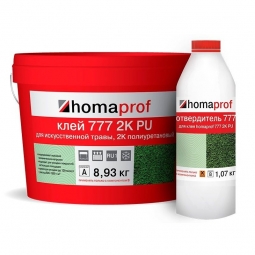 Клей Homakoll 777 2K PU для искусственной травы, морозостойкий, 10 кг