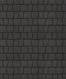 Тротуарная плитка Поревит Абрис Гранит Черный 60 мм 5 плит