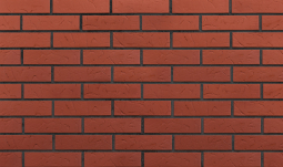 Кирпич лицевой керамический Красный «Сланец» пустотелый одинарный