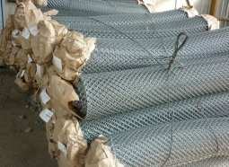 Сетка рабица d=1,6 мм, ячейка 10x10 мм, 1,5х10,0 м оцинкованная