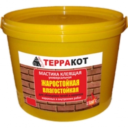 Мастика Терракот жаростойкая 2.5кг