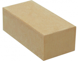 Кирпич лицевой силикатный Кремовый полнотелый евро утолщенный