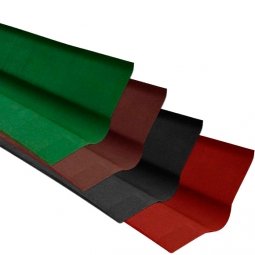 Ендова Ондулин красный длина - 1м, полезная длина 0,85 м