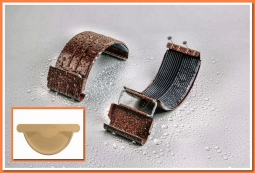 Соединитель желоба Nika D125 RAL1014 Слоновая кость