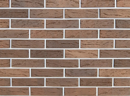 Кирпич лицевой клинкерный «Коричневый» «Рустик» пустотелый одинарный