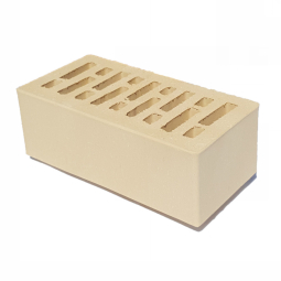 Кирпич лицевой керамический «Слоновая кость» пустотелый утолщенный