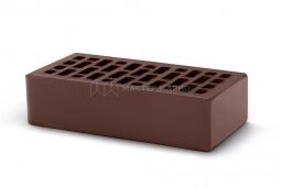 Кирпич лицевой керамический «Темный Шоколад» пустотелый одинарный