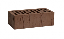 Кирпич лицевой керамический Шоколад «Скала» пустотелый полуторный