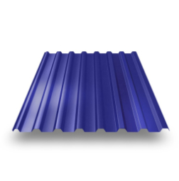 Профнастил МП-20 RAL 5002 ультрамариново-синий 0,45 мм