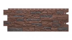 Фасадная панель Docke Stein Темный Орех 1098х400 мм