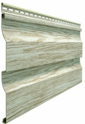 Сайдинг Docke Lux Корабельный брус D4,5D орех