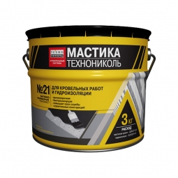 Мастика Технониколь Техномаст БПХ кровельная битумно-полимерная №21 3кг