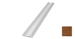 Планка начальная Первая Кровельная «Брус» (декоративно-полимерное покрытие) 2м под дуб 3D